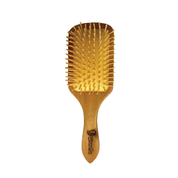 Wooden hair brush